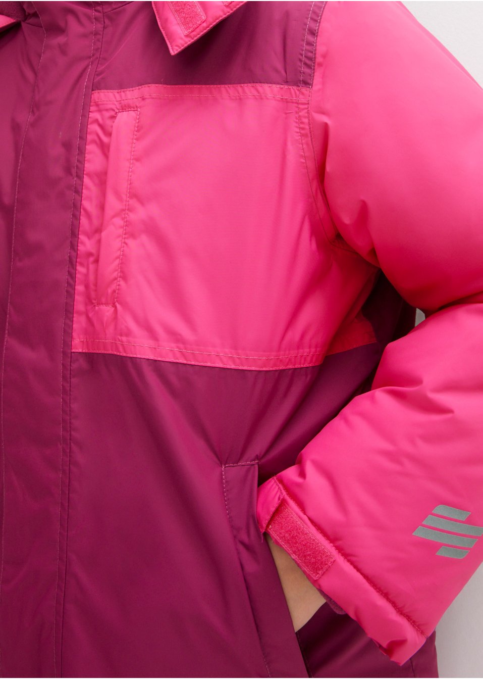 Veste de ski fille, imperméable et coupe-vent