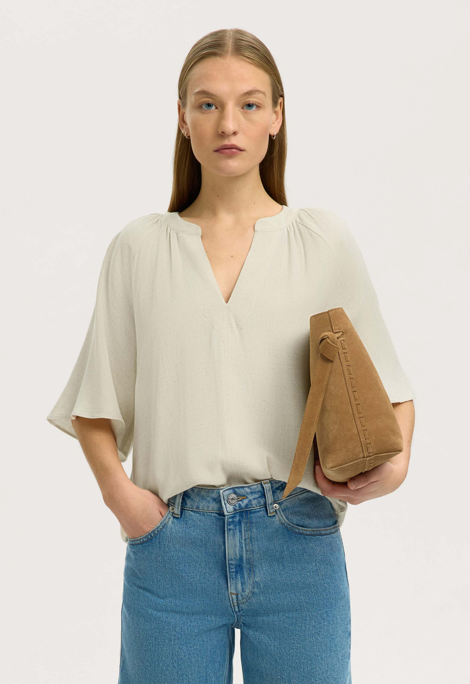 Selected Viva 2/4 Blouse