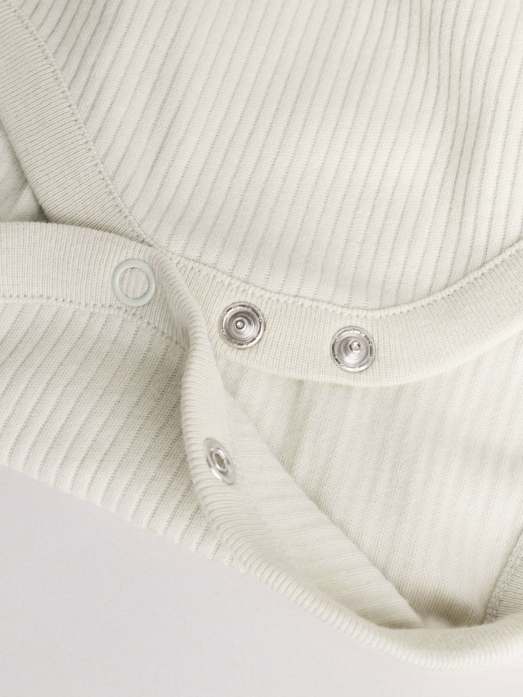 Blauw - Set van 5 rompers met lange mouwen