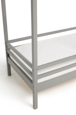 Minitude Nordic JAX Juniorseng med Madrass 70x140, Grå