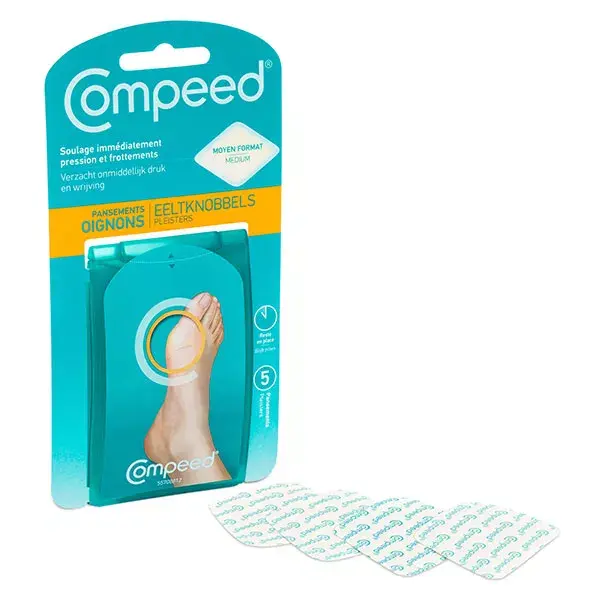 Emplastros médios de cebola Compeed, 5 unidades