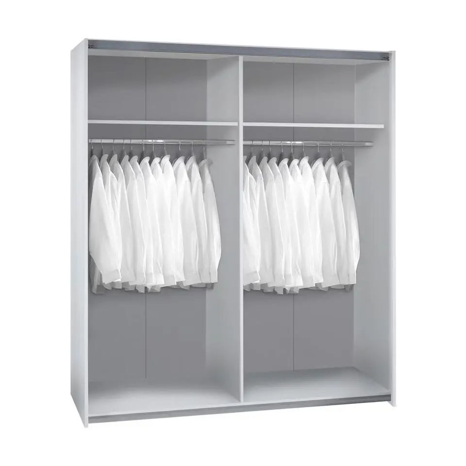 Interiax Kledingkast 'Emma' - Wit - Schuifdeurkast - 195x170x57.5 cm