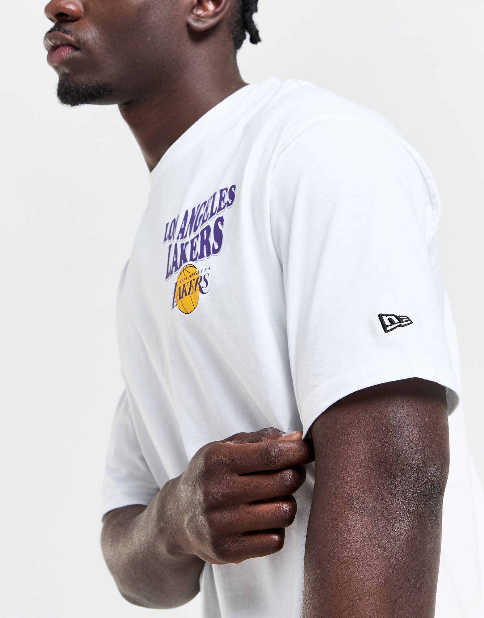 New Era T-shirt NBA LA Lakers Script Homme