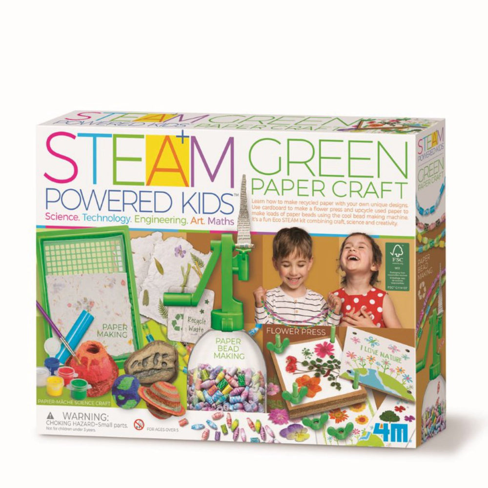 Køb 4M Steam Powered Kids / Genbrugspapir