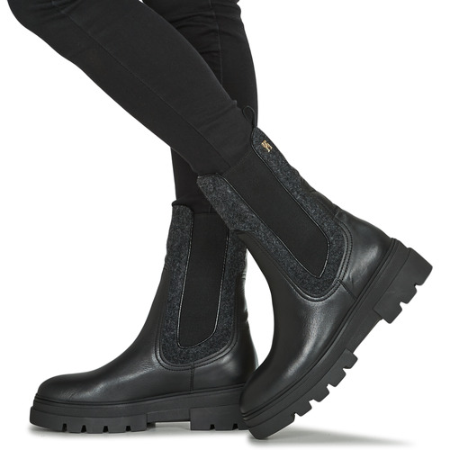 Tommy Hilfiger - SEASONAL FEMININE CHELSEA BOOT - Noir