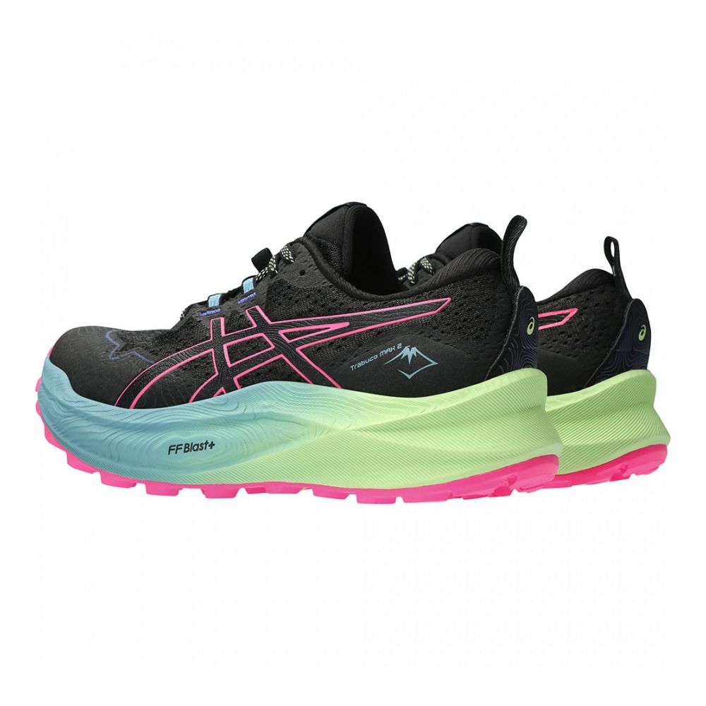 Asics TRABUCO MAX 2 - Chaussures trail Femme black/hot pink