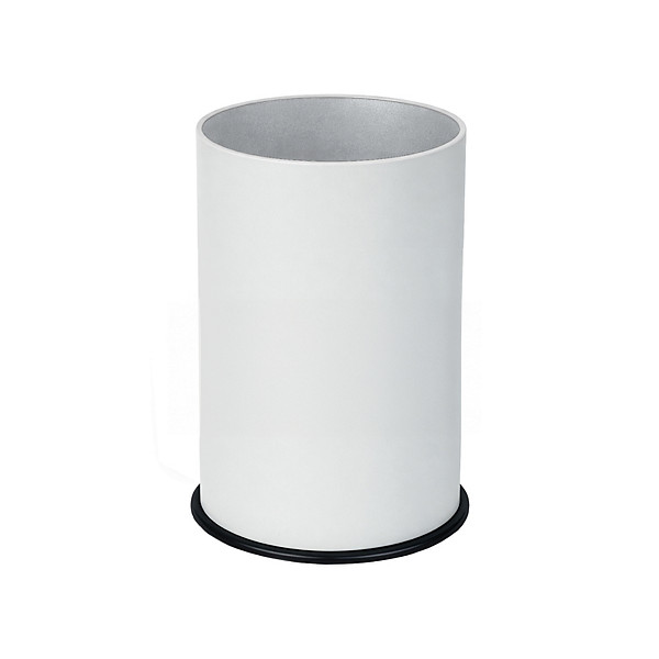 Corbeille anti-feu Grisu VIP blanche 50 litres (sans couvercle)