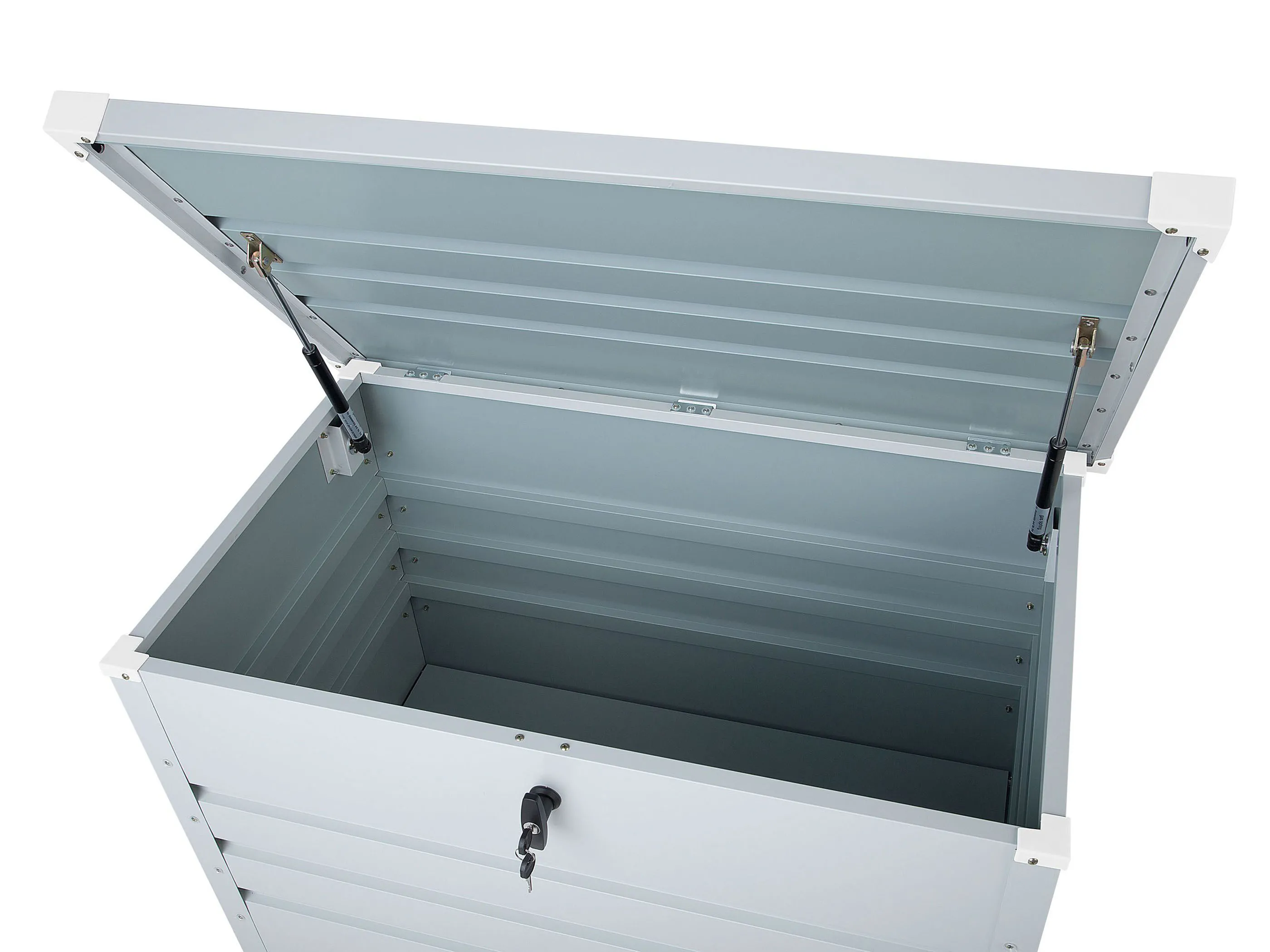 Kussenbox CEBROSA 100 cm 62 cm Lichtgrijs