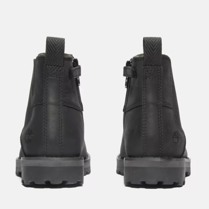 Bota Chelsea infantil Courma Kid na cor preta