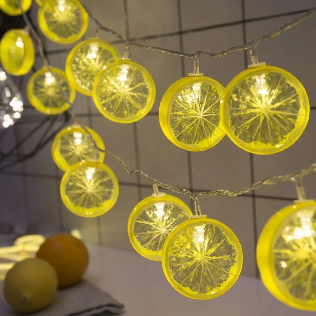 Wewoo Guirlande LED Citron USB