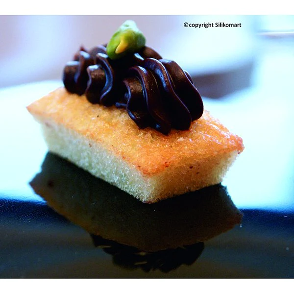 Plaque 20 mini-financiers en silicone Silikomart
