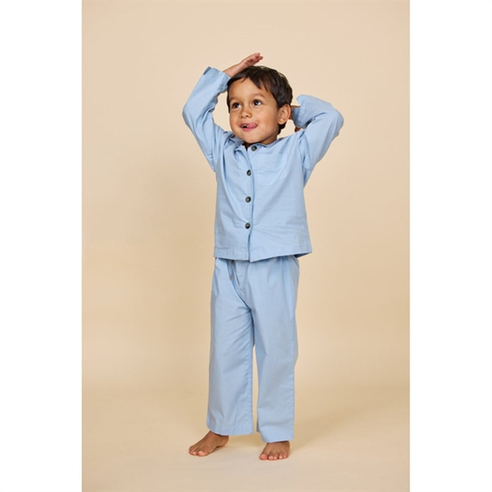 Dusty Blue 2-Pak Pyjamassæt