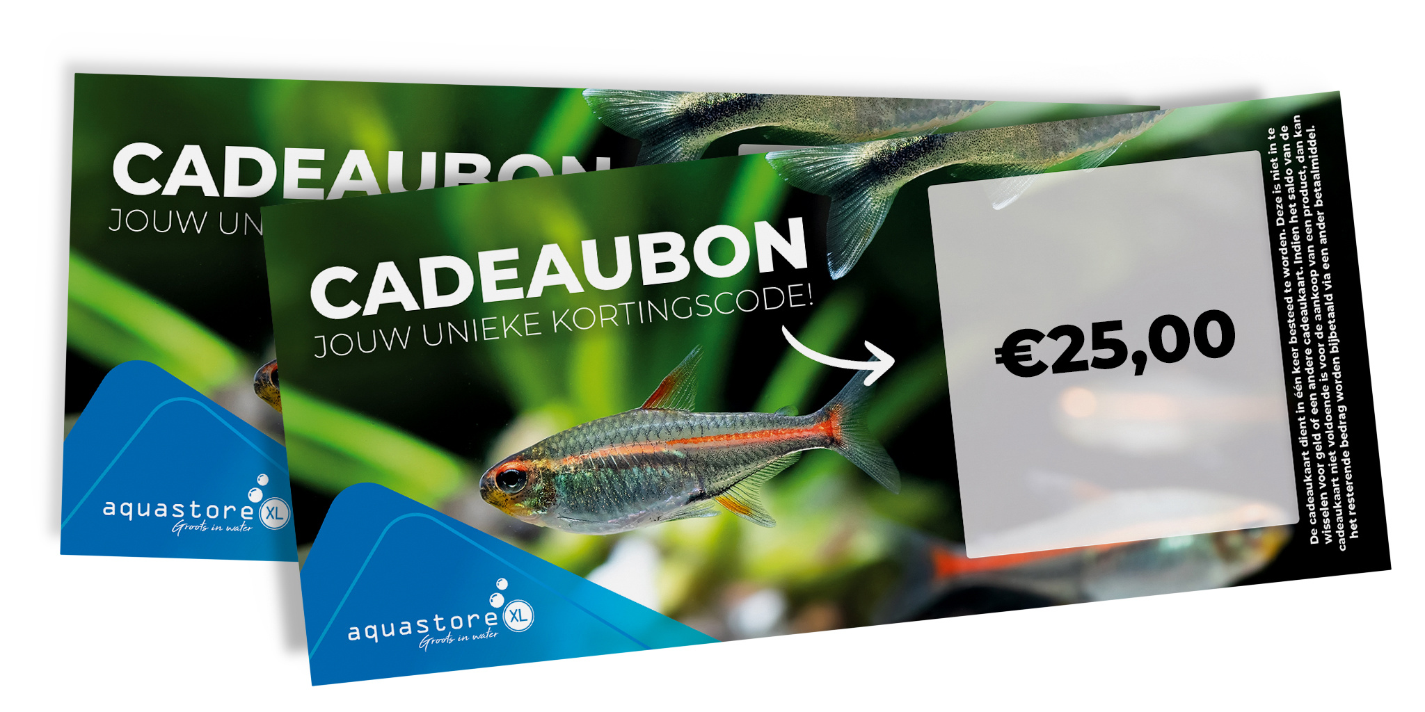 AquastoreXL Cadeaukaart € 25,- (digitaal)