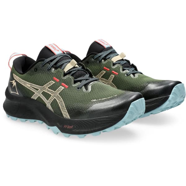 Chaussure trail ASICS GEL-TRABUCO 12 GREEN/FEATHER GREY