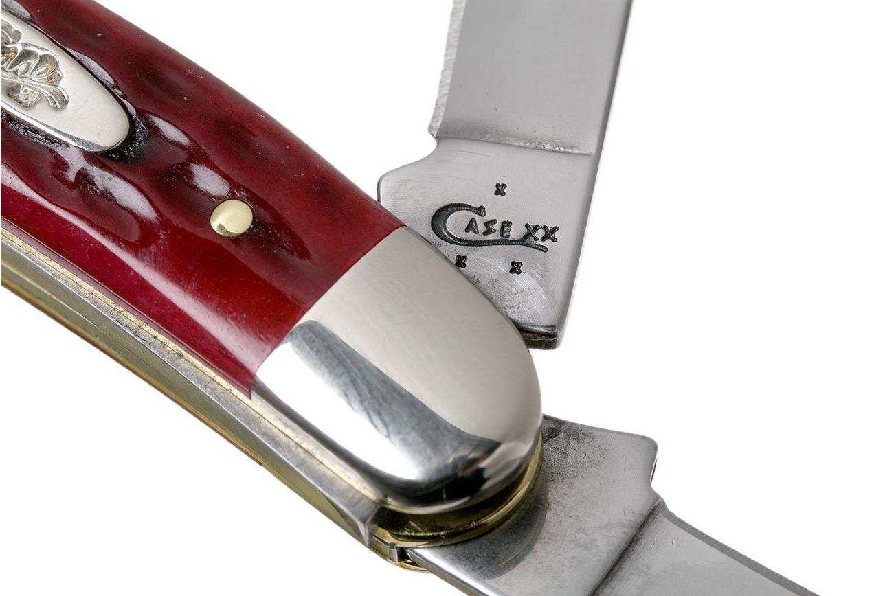 Case Medium Stockman Pocket Worn Old Red Bone, 00786, 6318 SS zakmes