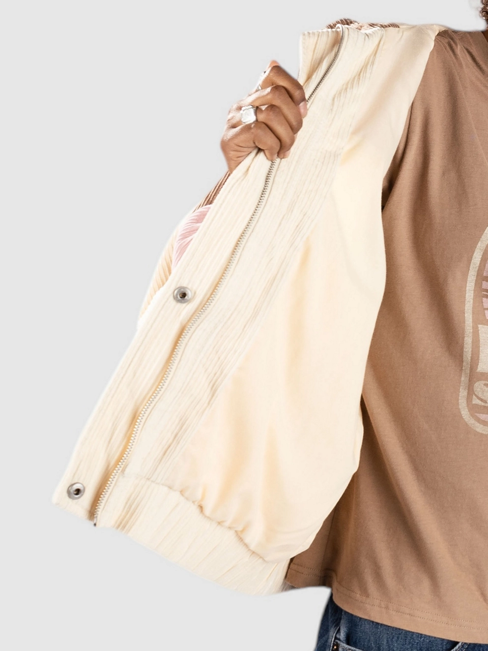 Roxy Strike A Cord Jacket parchment