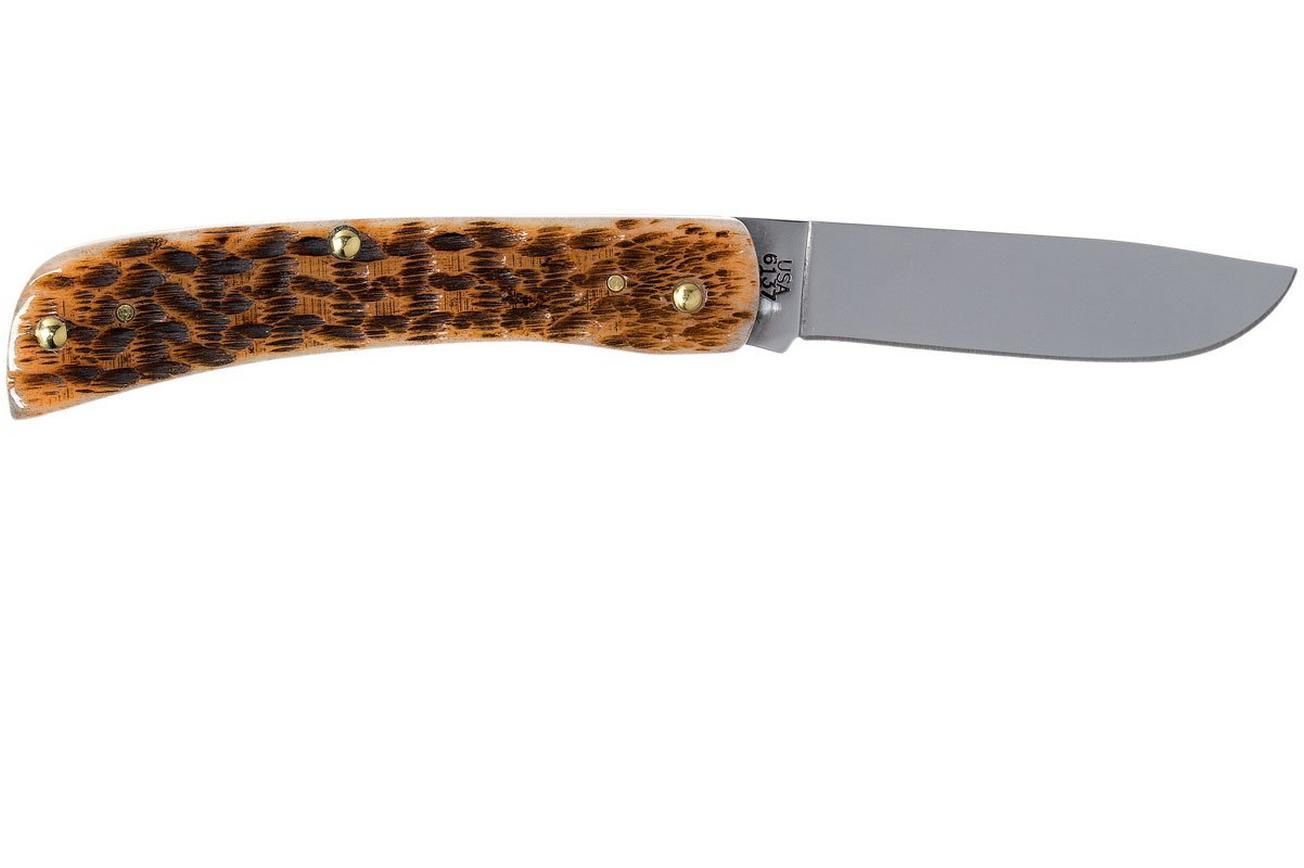 Case Sod Buster Jr Amber Jigged Bone, 00245, 6137 SS zakmes