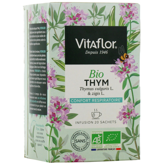 Tisane au Thym Bio Vitaflor - Confort respiratoire