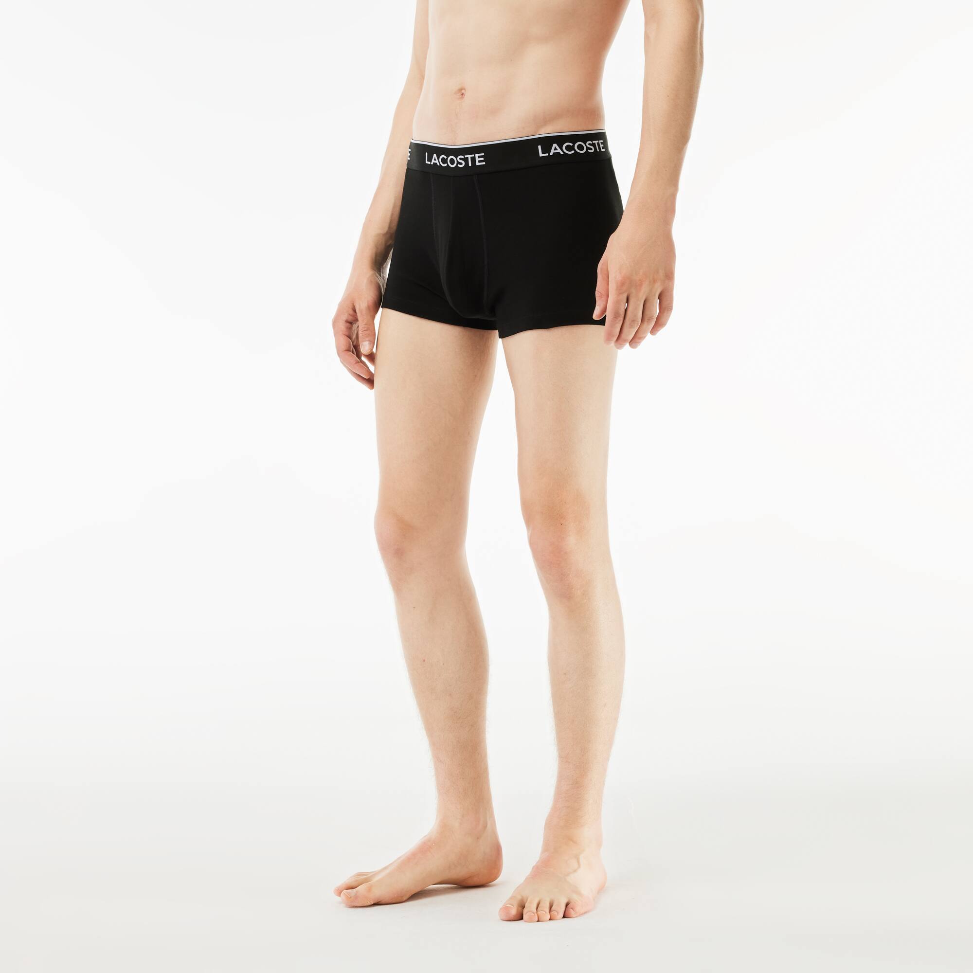 3er-Pack Herrentrunks Unterwasche - Gelb - Lacoste - Herren