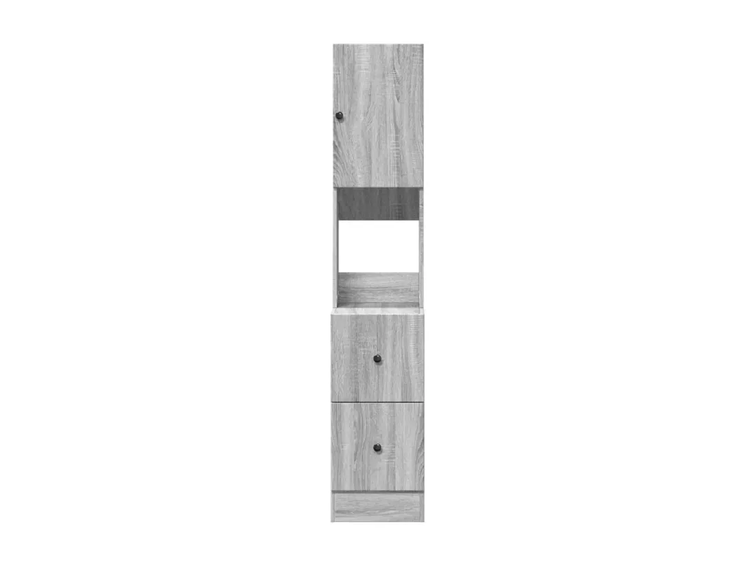 Armoire de cuisine sonoma gris 35x50x180 cm bois d’ingénierie