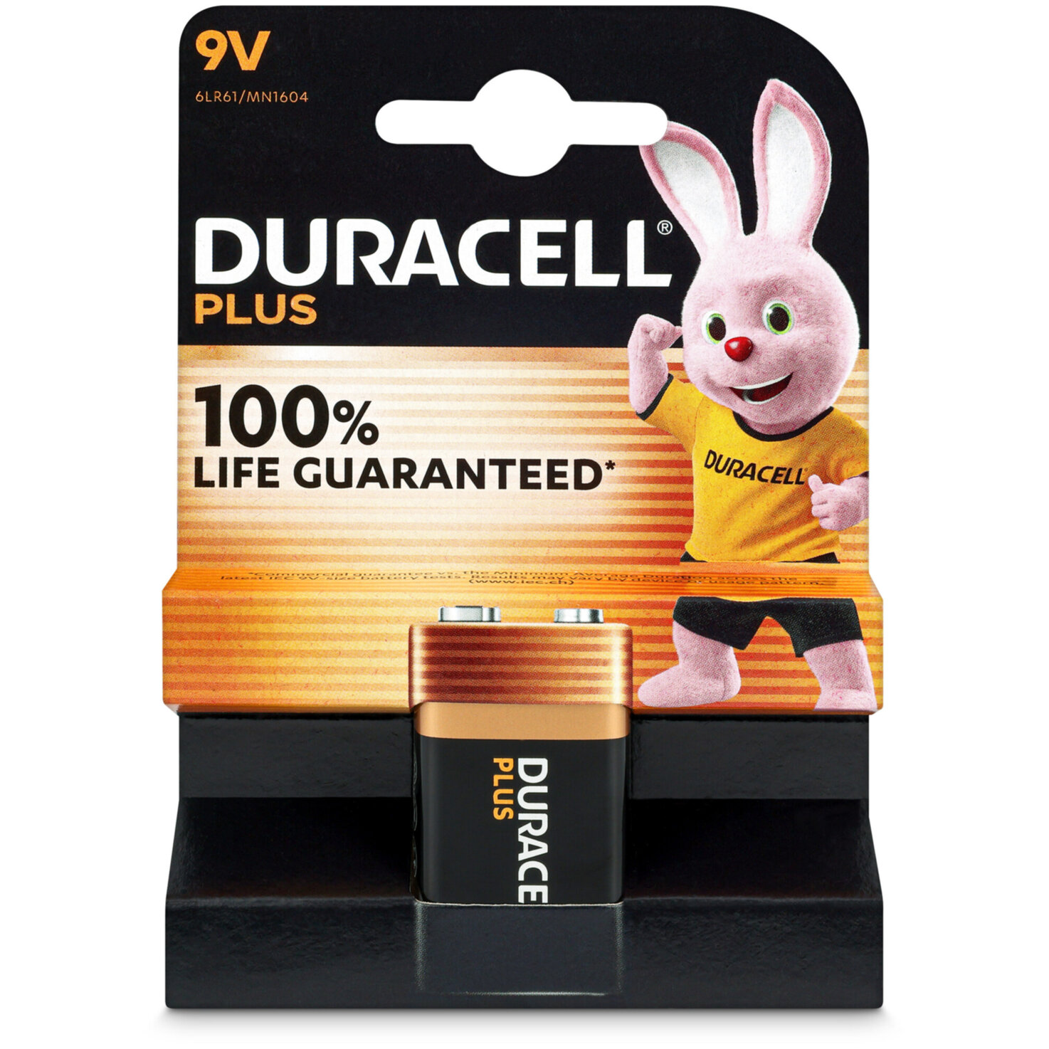 Duracell Batterie PLUS 9V/6LR61 1 Stück