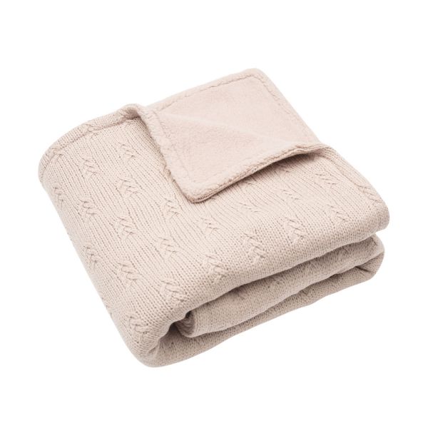 Jollein Grain Knit Ledikantdeken - Velvet - Olive Green