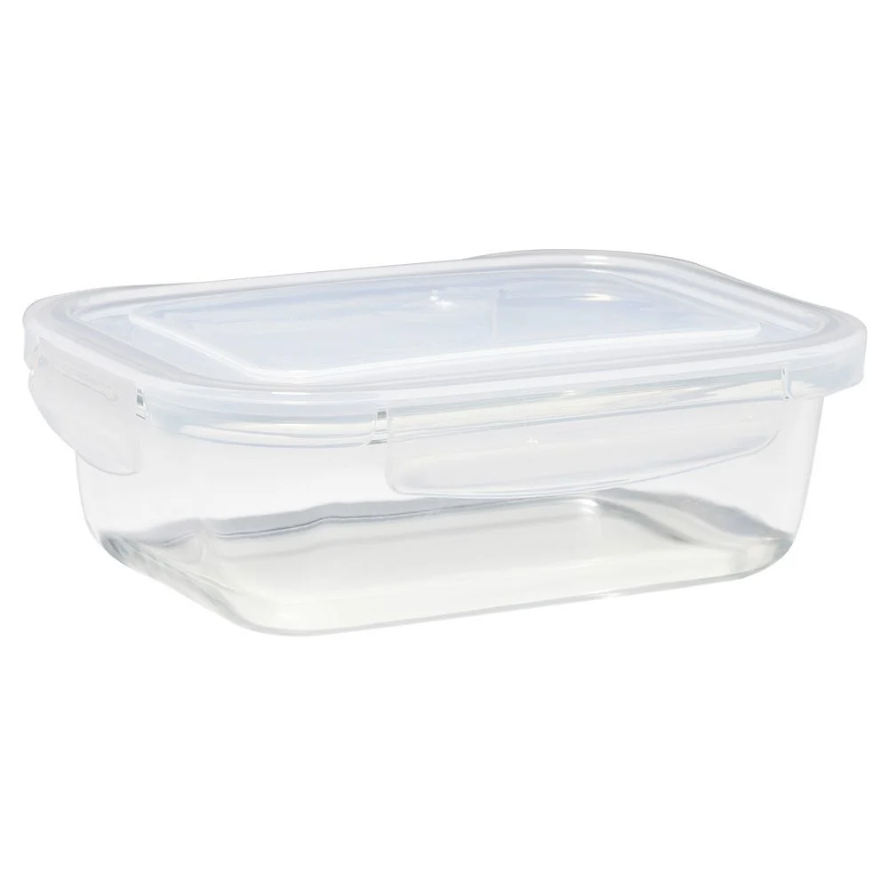 Lunchbox en verre x2 avec couvercle 1,05L et 1,5L