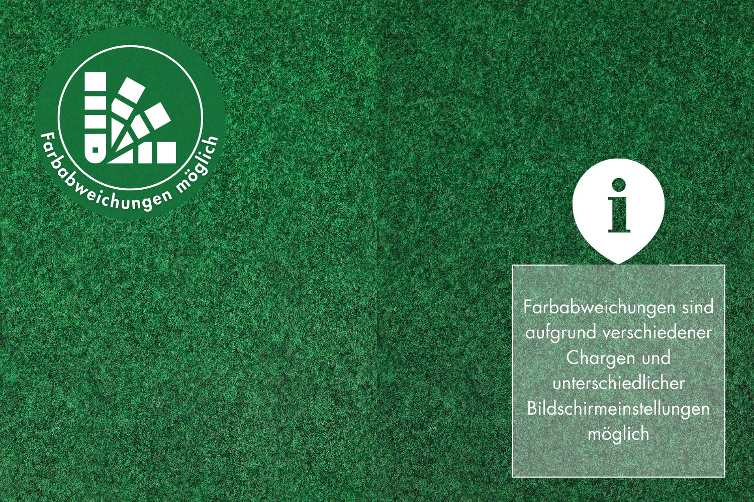 Kunstgras zwembadtapijt, rond, 130 cm, in groen