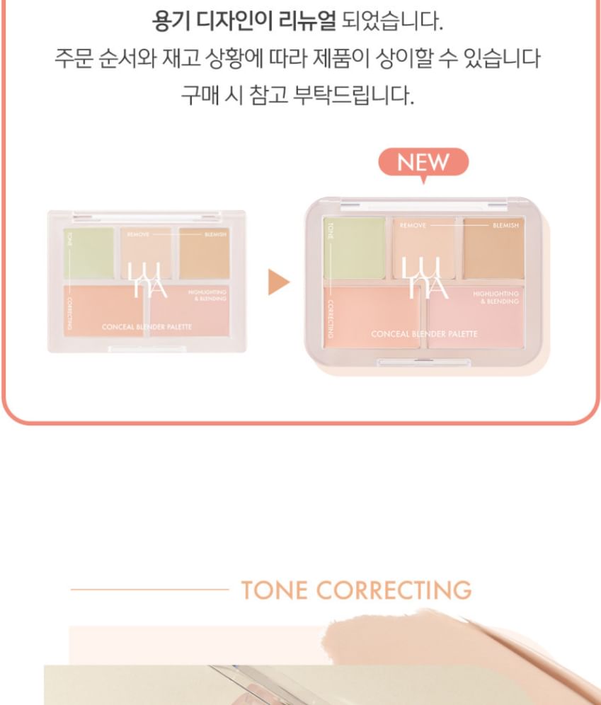 LUNA - Conceal Blender Palette - 4 soorten