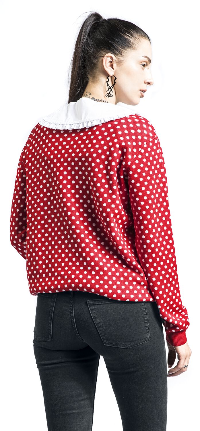 Pull Tricoté Pois Col Peter Pan | Pussy Deluxe Pull tricoté