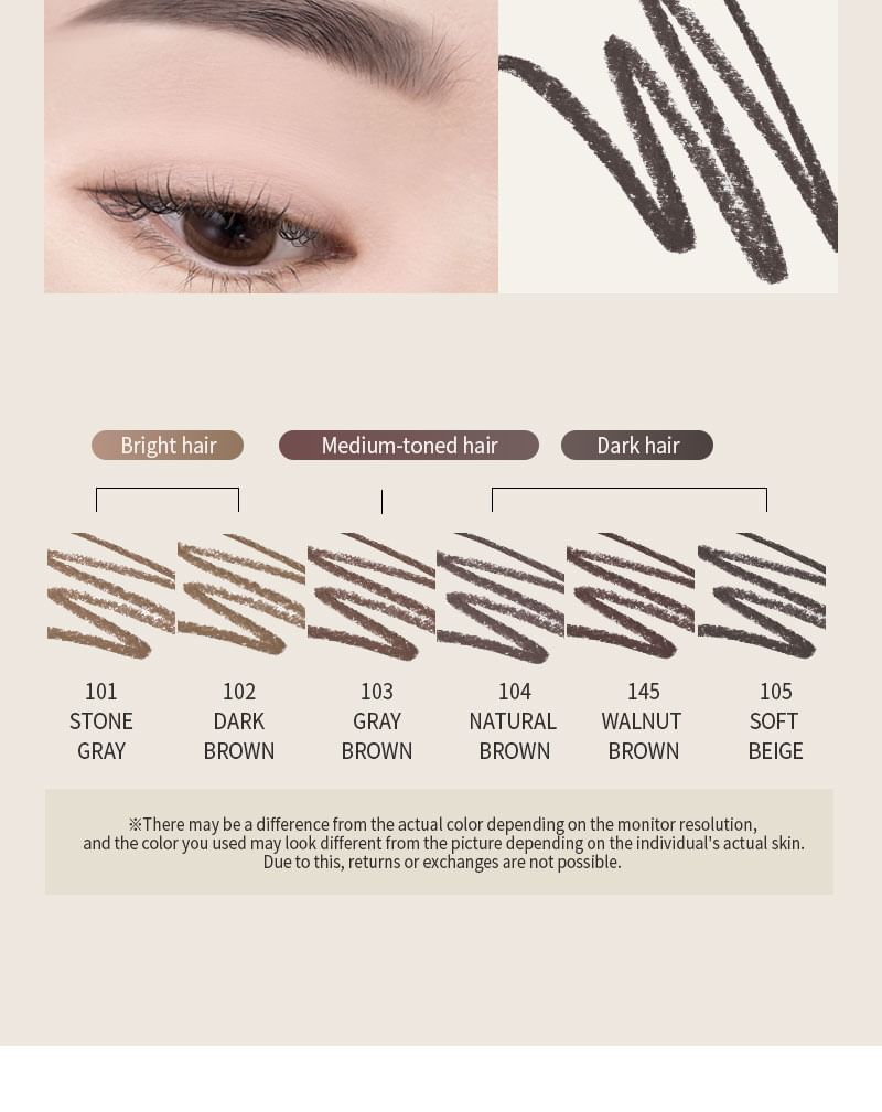 MACQUEEN - My Strong Eyebrow Pencil - 6 kleuren