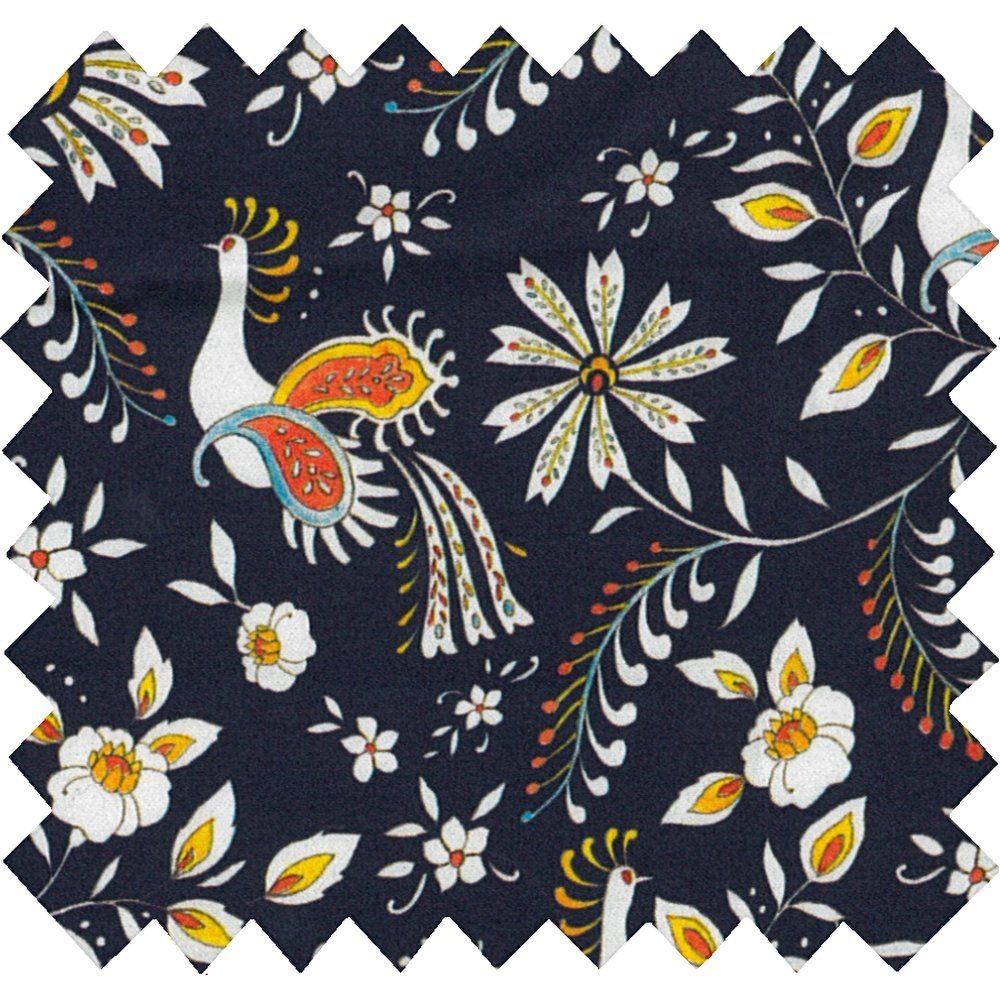 Coupon Tissu 50 Cm Oiseaux-Lyre