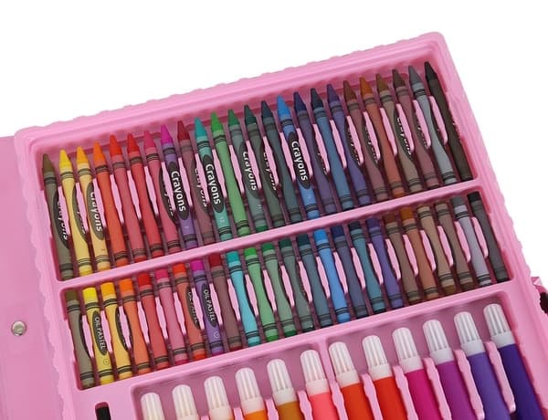 Malesett i etui 168 stk rosa