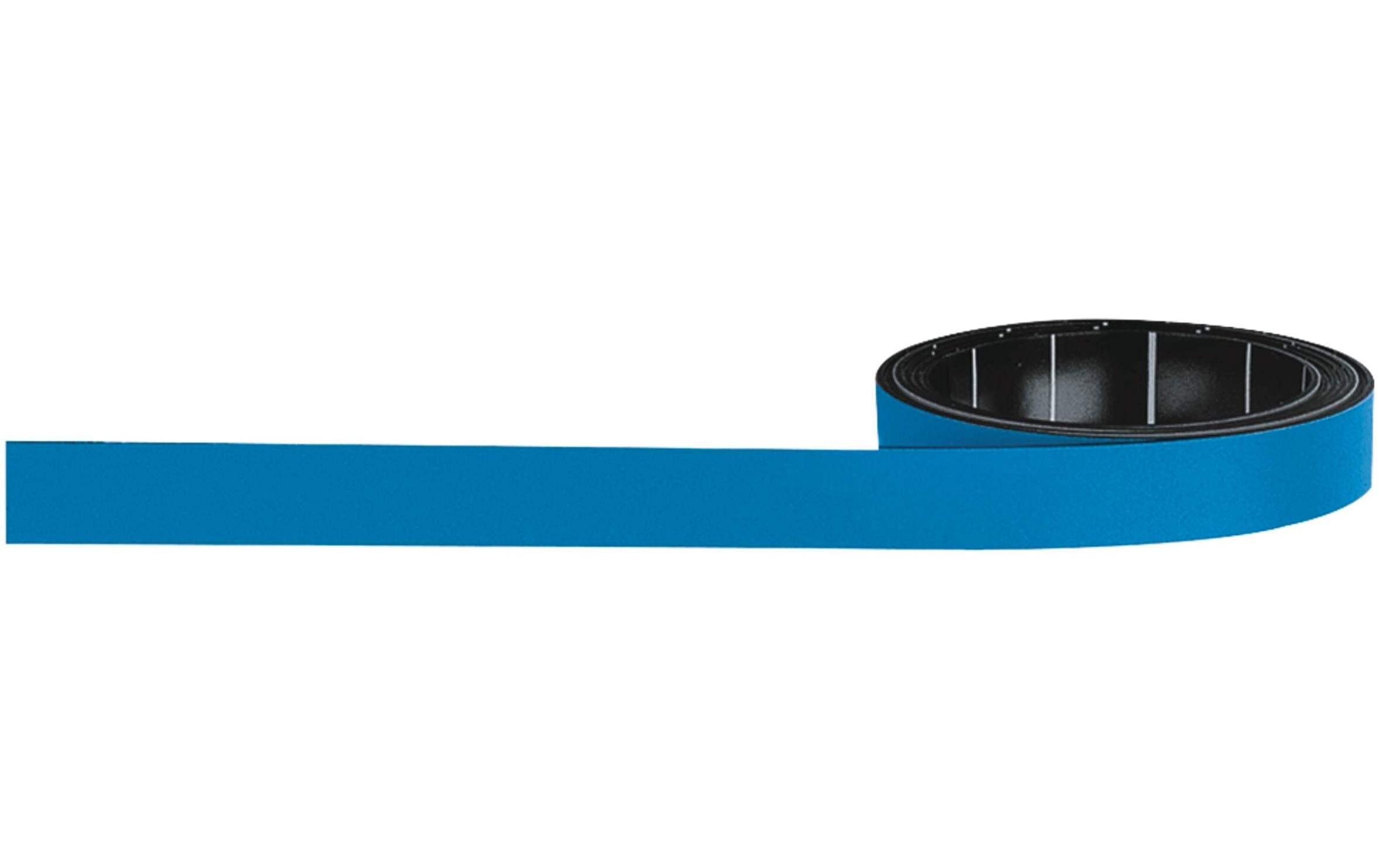 Magnetband 1.5 cm x 1 m, BlauMagnethaftende Bänder auf Rolle zur Festlegung der Planungszeiträume