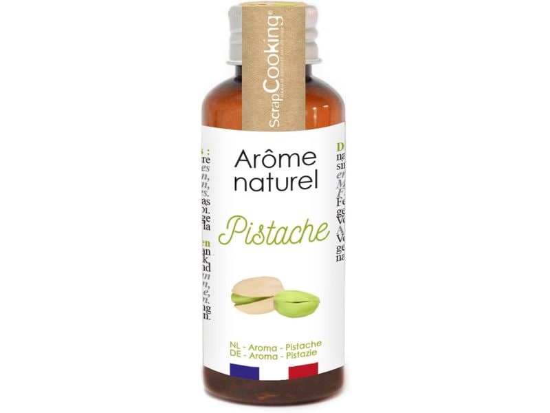 ScrapCooking Natürliches Aroma Pistazien 40 ml Pistazienaroma für feine Desserts und Gebäck