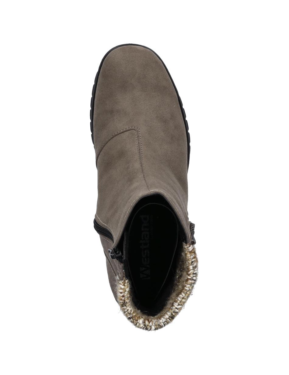 Stiefelette Calais 90, taupe-kombi