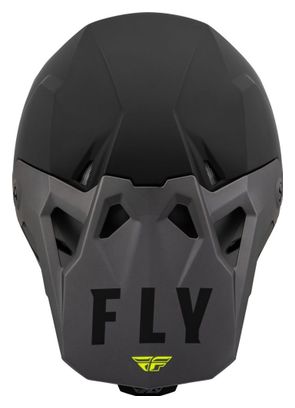 Casque intégral Fly racing Fly Formula CP Slant Noir / Gris / Jaune Fluo