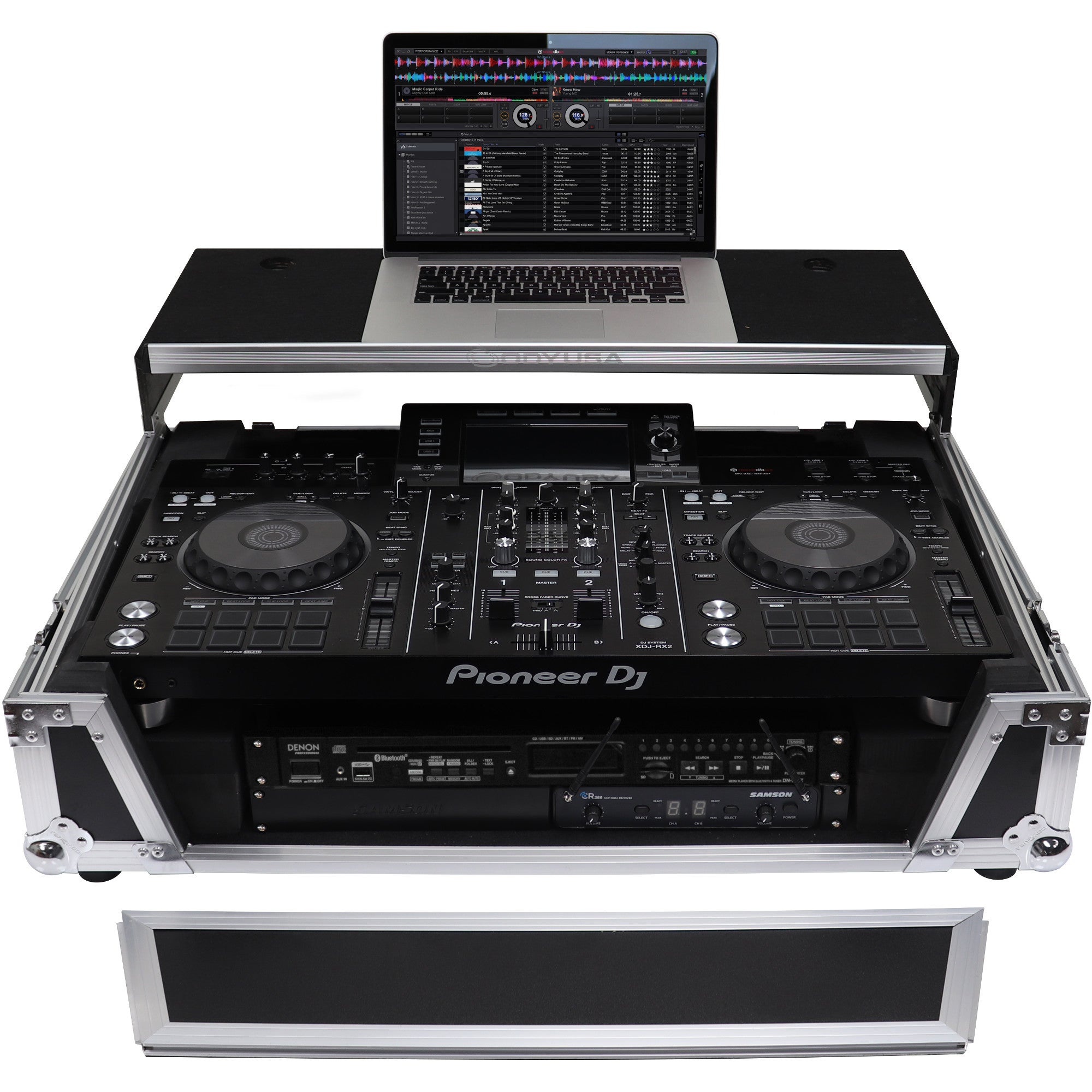 Odyssey FZGSXDJRX2W2 FZ Glide Style case voor Pioneer XDJ-RX/RX2