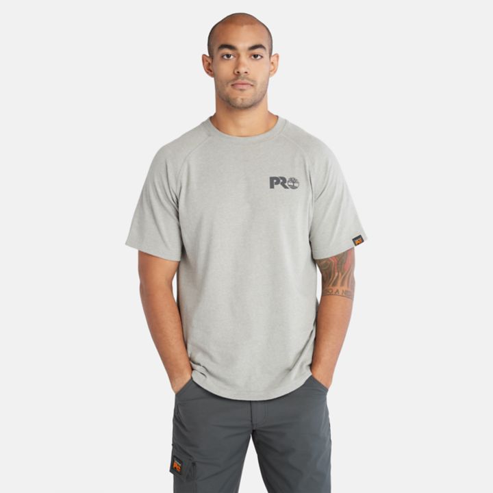 Camiseta Timberland PRO Core Reflective Logo Masculina na cor cinza