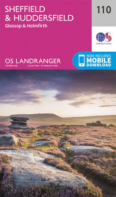 Sheffield & Huddersfield, Glossop & Holmfirth - OS Landranger Map 110 (Sheet map, folded)