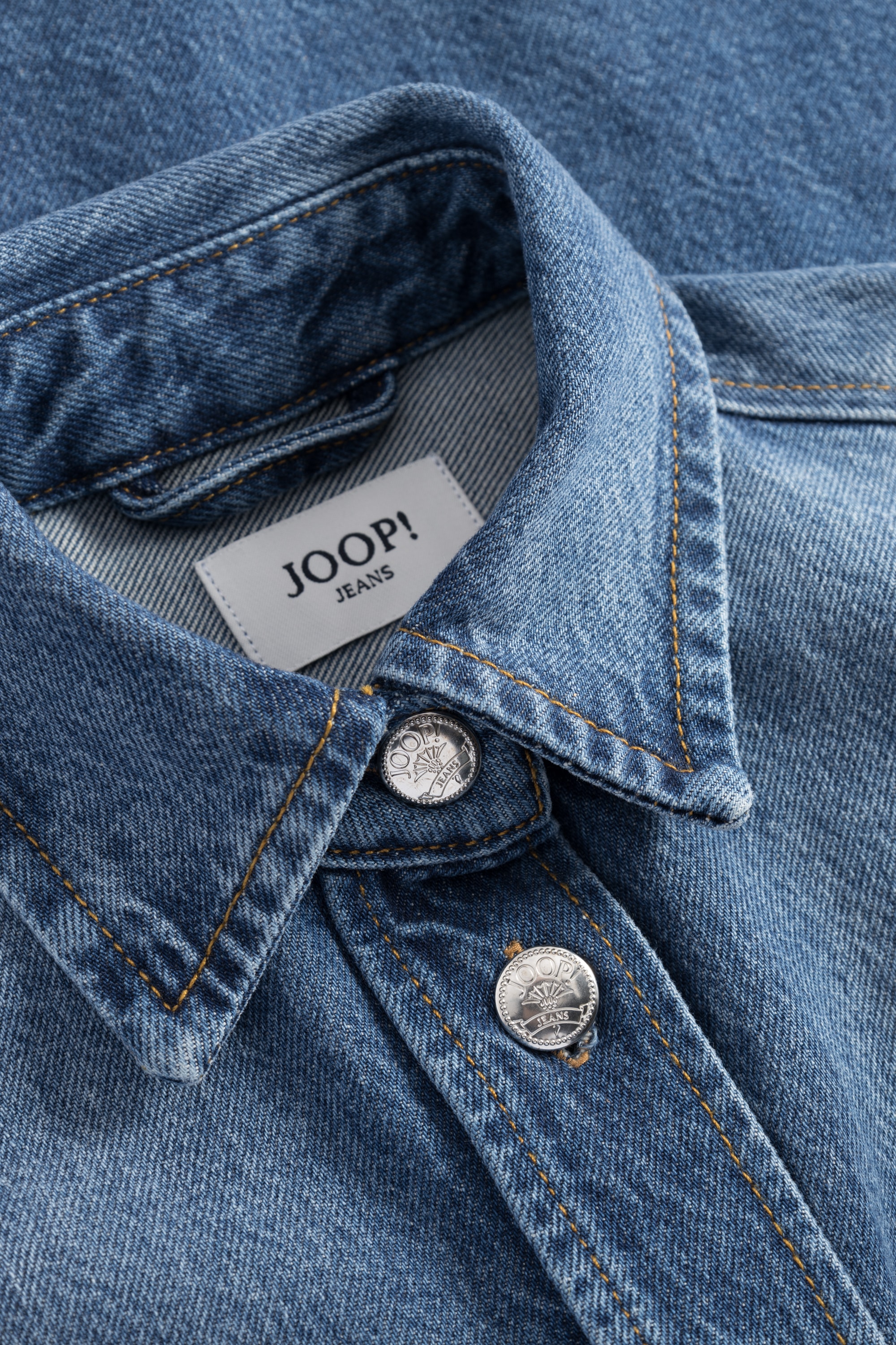 Joop Jeans Jeansbluse »Udela«, mit bestickter Tasche