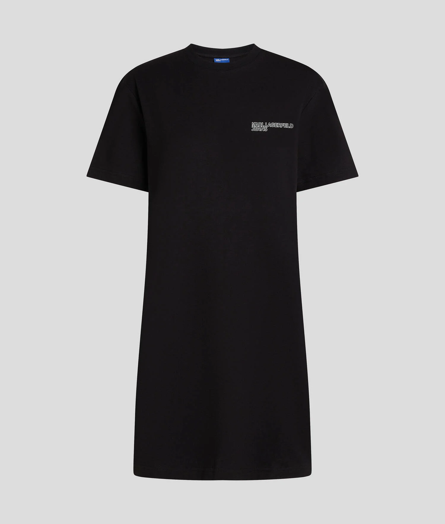 ROBE T-SHIRT AVEC LOGO KLJ - Noir