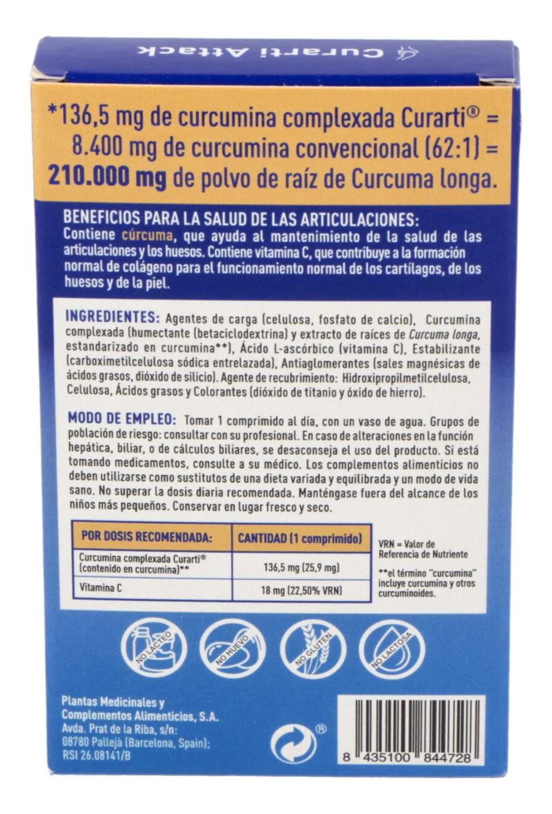 Plameca Curarti Ataque 7 comprimidos