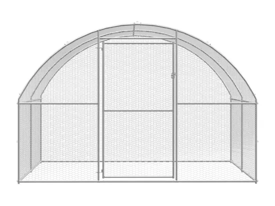 Poulailler d'extérieur 3x6x2 m Acier galvanisé