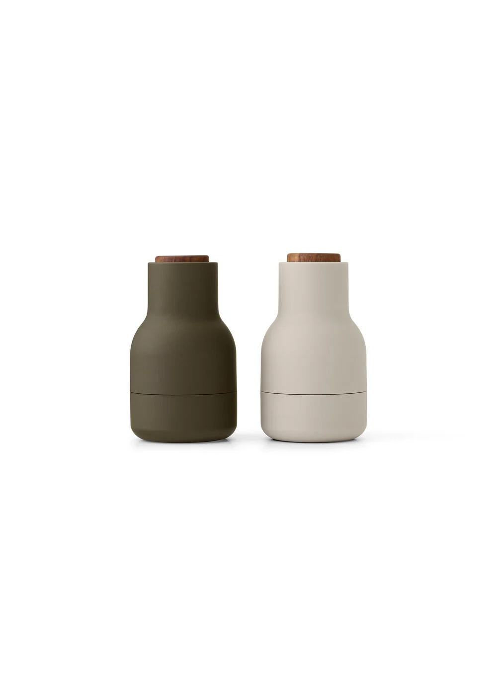 Audo Copenhagen  Bottle Grinder kværn, 2 stk. - small, Hunting Green/Beige