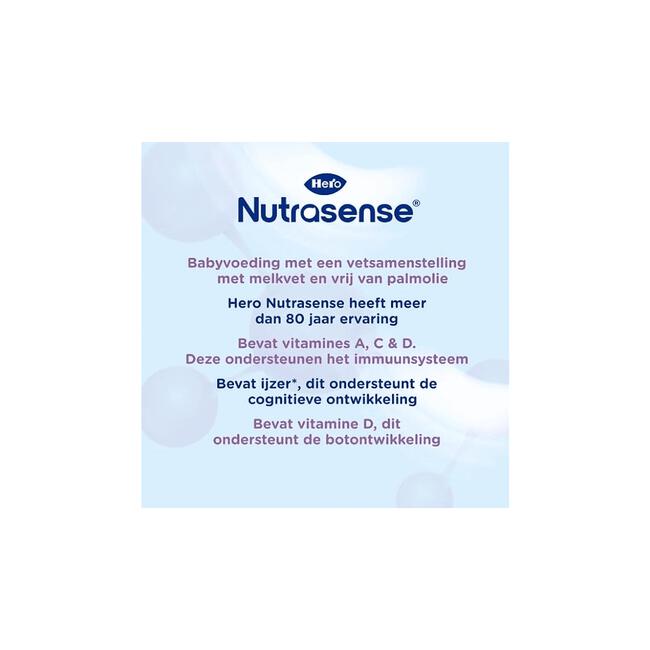 Hero Nutrasense Classic Peutermelk 3(1+jr) met melkvet 700 GR