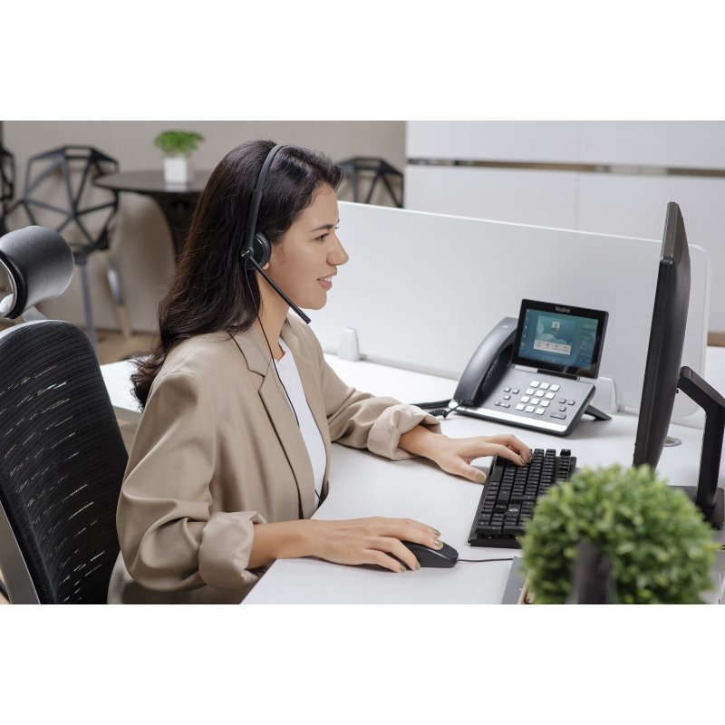 Casque filaire Yealink UH34 Lite Microsoft Teams USB-A