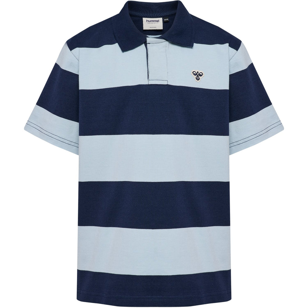 Køb Hummel Dress Blues Jr Loose Striped Polo S/S Bee