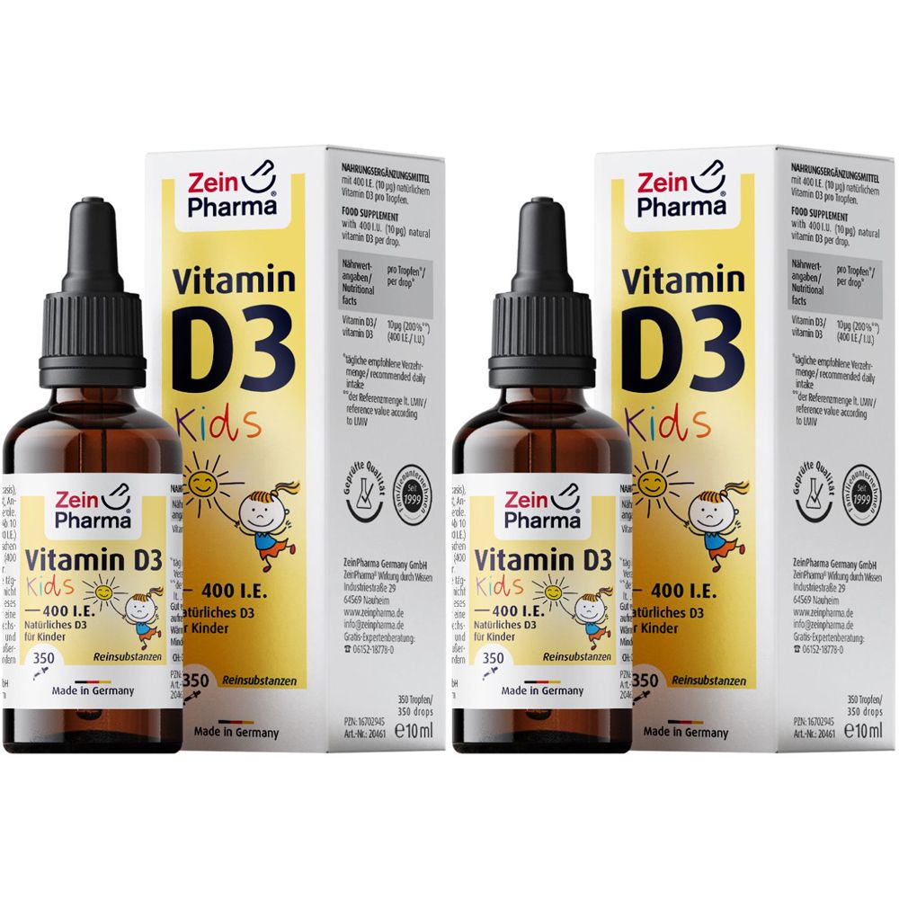 ZeinPharma® Vitamin D3 Kids 400 I.E.®