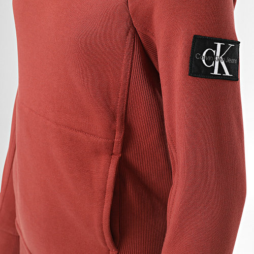 Sweat Capuche Enfant Badge Rib 1114 Rouge